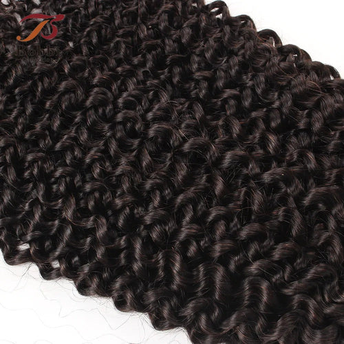100% Human Hair Bulk for Braiding 1 Bundle Jerry Curly Natural Black Indian