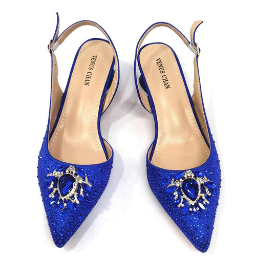 Italian Hollow Design Women's Shoes And Matching Bag