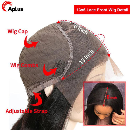 Yaki Straight Wig 360 Lace Frontal HD Human Hair Wigs Full Lace Kinky Straight