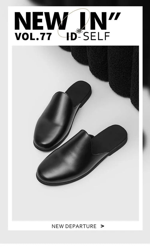 Men's Open Back Casual Leader Loafers Slippers