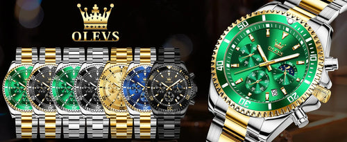 OLEVS Men's Watches Top Brand Luxury Watch for Men Original Waterproof