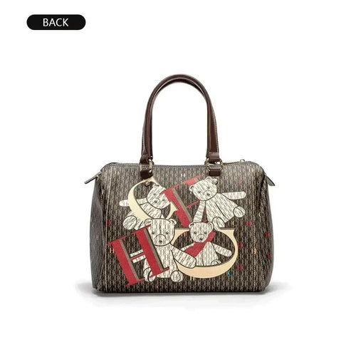 Women's Commuter Crossbody Colorful Printed Monogram Bag