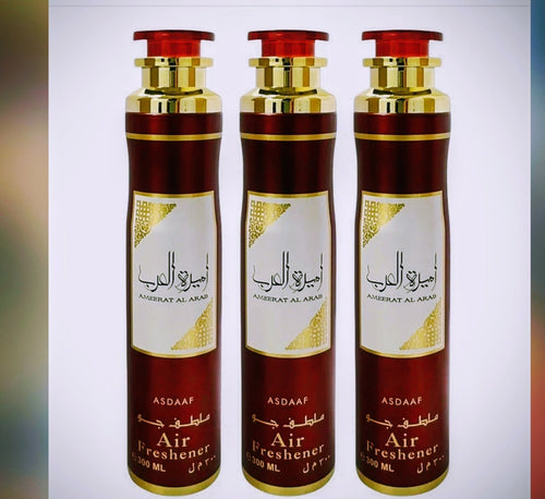 Arabian Air Freshener 6 x 300ml Long Lasting Room Spray Choose 6 Mix And Match