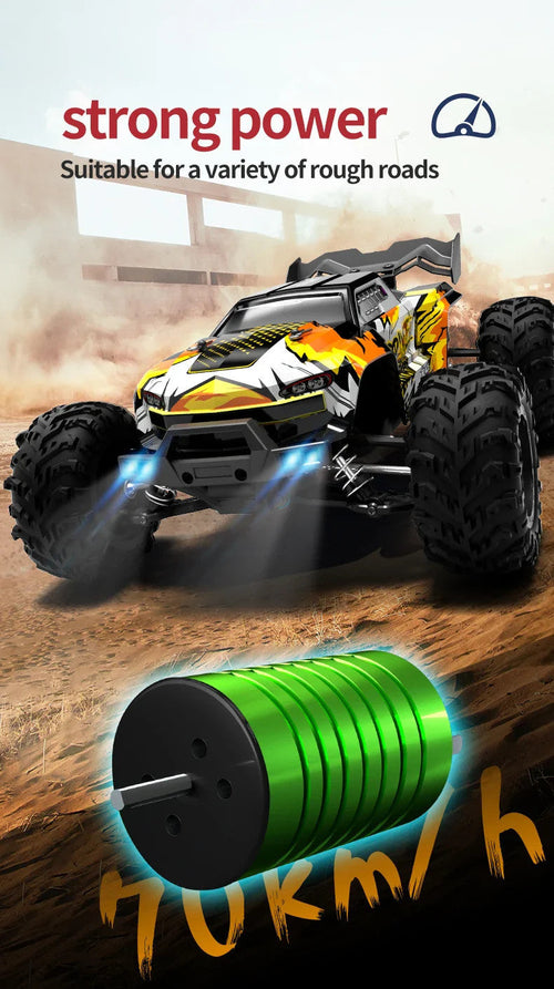 1:16 70KM/H Or 50KM/H 4WD RC Car With LED Remote Control Cars High Speed Drift