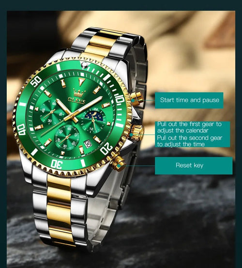 Men's Watches Top Brand Luxury Watch for Men Original Waterproof Stainless