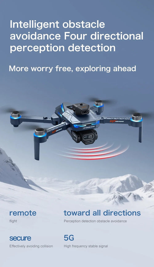GT8 Mini Drone 8K WiFi GPS HD Aerial Photography Quadcopter with Cameras Toys