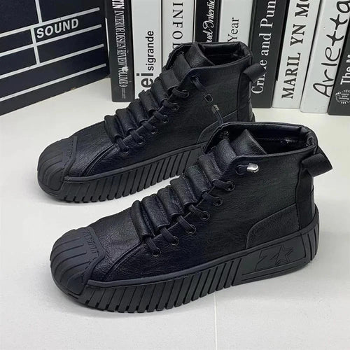 Men Boots Increased Lace-up Casual Quality Outdoor Boots