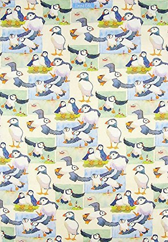 Puffin Birds Tea Towel - Emma Ball