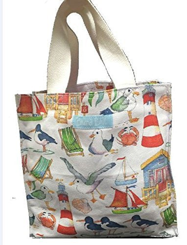 seaside small canvas bag