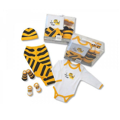 Baby 5 piece tiger gift set. For either a girl or boy. Newborn-3 months