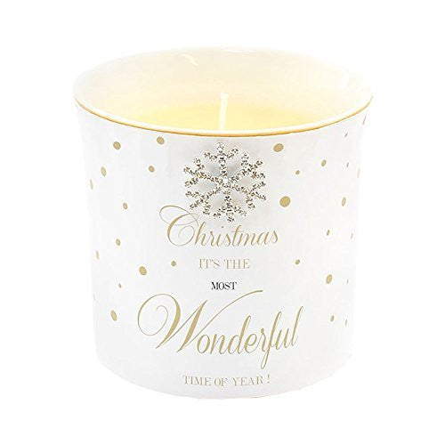 Mad Dot Merry Xmas Candle Pot