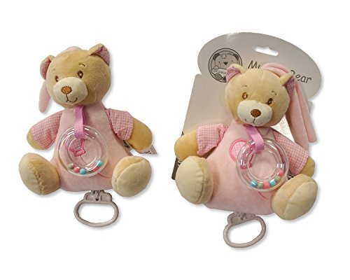 Musical Baby Rattle Soft Toy Gift (Pink)