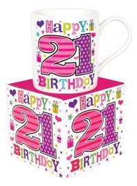 Birthday Female Gift Mug  (21st)