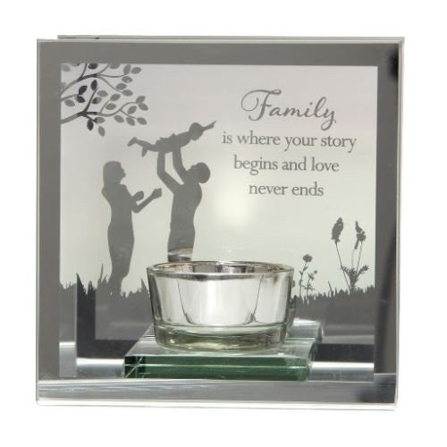 Reflections From The Heart T Lite Holder - Family - 12cm - 61565