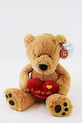 cute soft cuddly bear holding heart ideal For Her toy