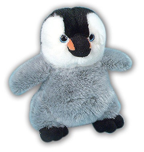 Small Grey Penguin Chick with Beans Special Eyes 17cm