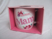 Lovely MAM Pink Floral Butterfly Sentimental Mug with Presentation Box