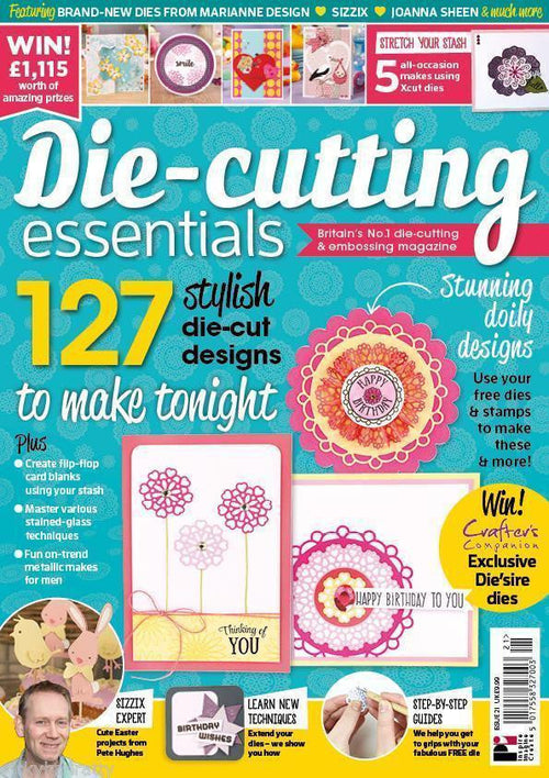 Die Cutting Essentials Magazine Issue 21 March 2017- Doilies nesting dies&stamp