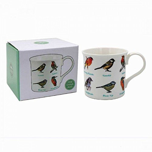 Birds Bone China Mug Gift Boxed