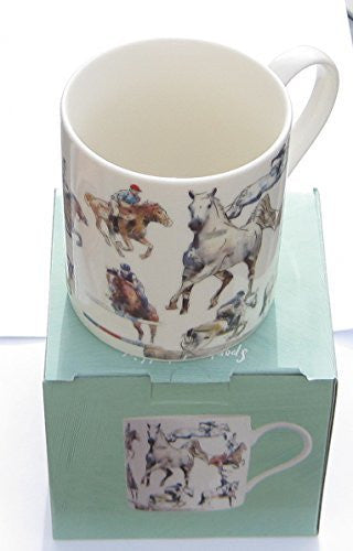 Horse Sports Fine China Mug - Comes Boxed
