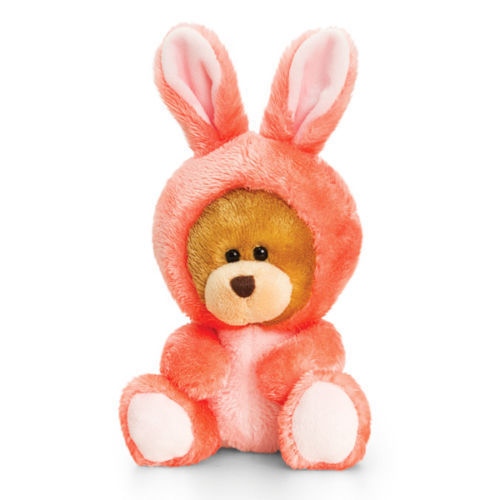 Keel Toys Easter Pipp The Bear Rabbit Onesie Pink