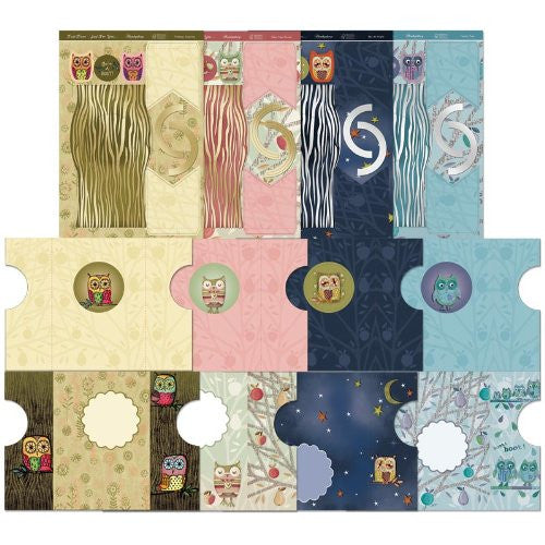 hunkydory premium card kit twit twoo reveal card kit