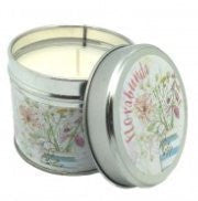 Candle in a Tin, Florabunda by Caroline Cleave