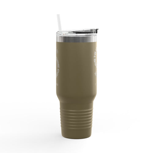 Hustle More Less Coffee Insulated Travel Mug 40oz | Tumbler