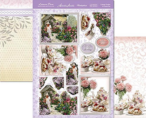 hunkydory cottage garden & cream tea decoupage set
