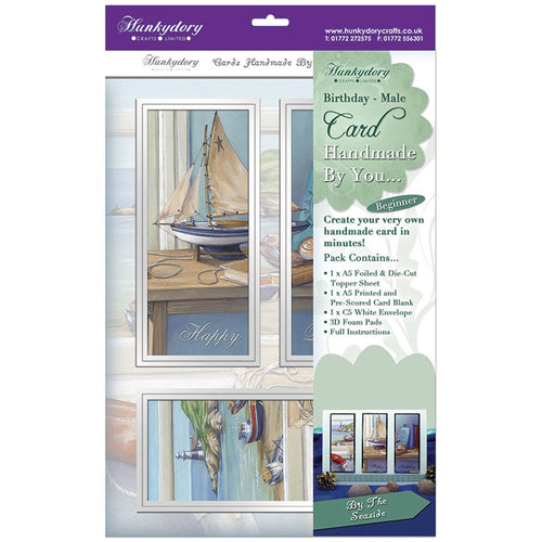hunkydory handmade by you card kit   by the seaside