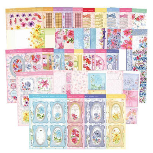 Hunkydory ADORABLE SCORABLE Luxury Card Collection FLORAL FANTASIA  FAN101