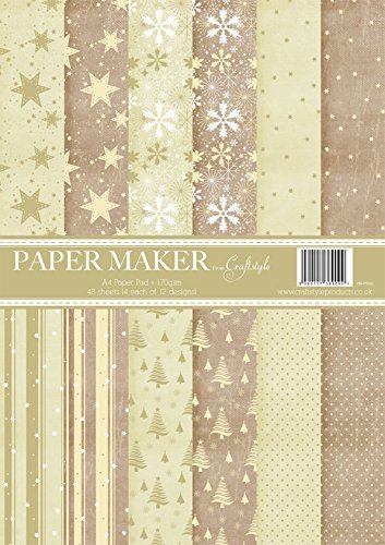 Paper Maker Pad by Craftstyle Christmas Design Printed Paper