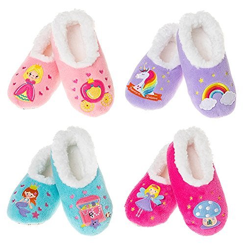 snoozies Girls Various Fairy Tale Kids Designs S/M/L Girls : 30-31 EU