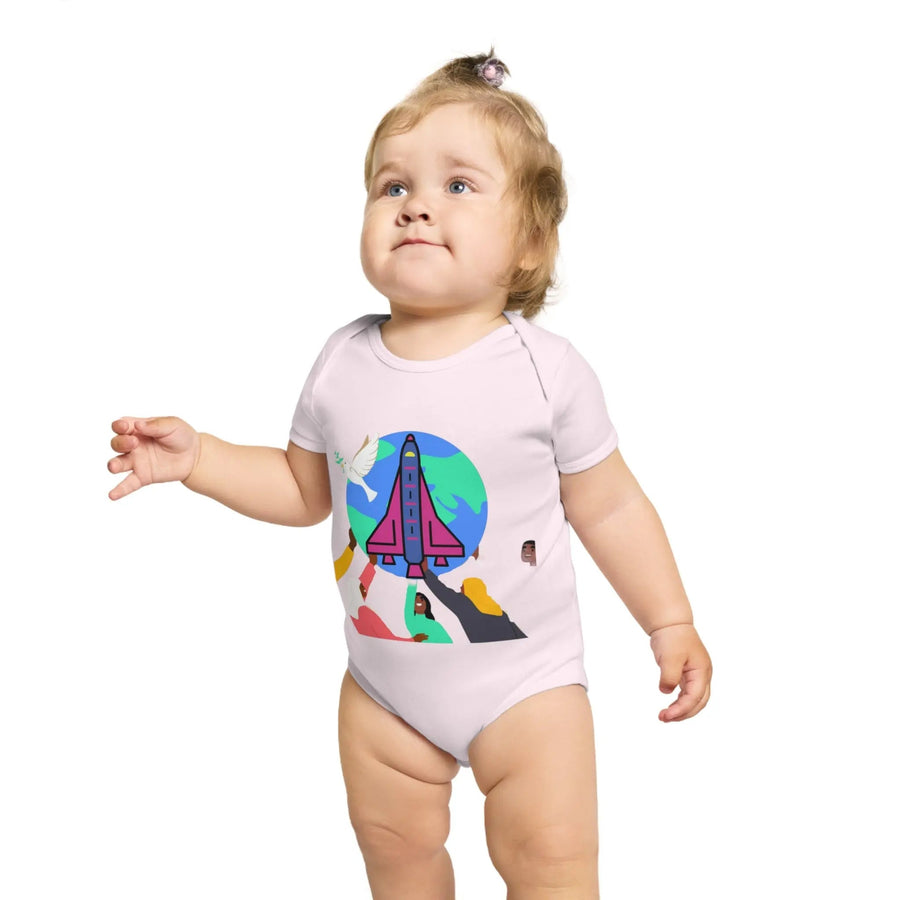 Space Adventure Baby Bodysuit, Perfect Gift for New Parents, Baby Shower, Cosmic Baby Clothes, Playful Infant Onesie