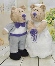 KNITTING PATTERN Bearly Wed Bride and Groom Wedding Pattern