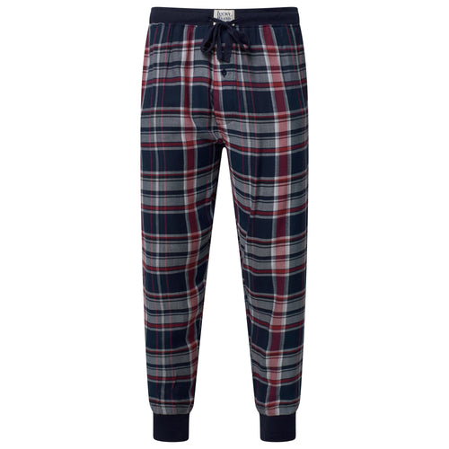 Lucky Brand Crew Neck & Closed Hem Flannel Pant Pyjama Set