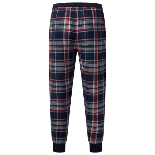 Lucky Brand Crew Neck & Closed Hem Flannel Pant Pyjama Set