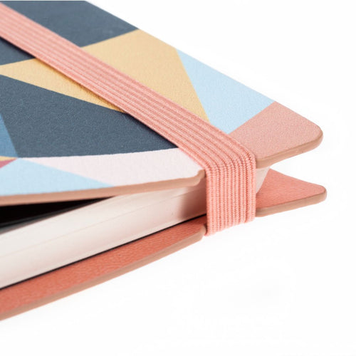 Undated Week-to-View Personal Dayplanner - Soft Cover Fashion - Geometric Shapes (PRSTU3.TR)
