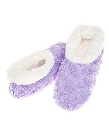 Ladies Super Soft Rose  Snoozies Slippers