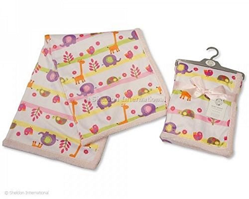 Cover/Casing Baby Girl Safari Print: 75 x 100 cm