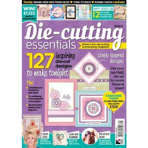 Fustellatrice Essentials Magazine Issue 24 + free opacizzante Nesting mix &amp; Match die set