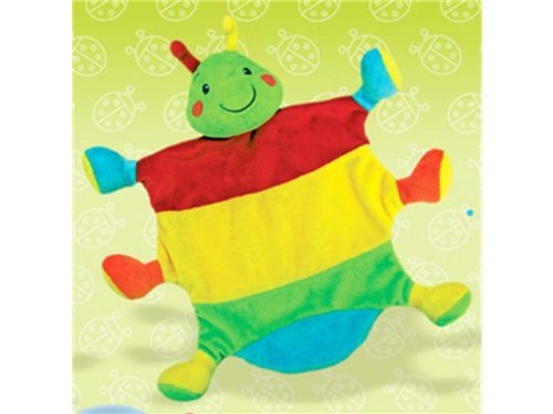 Keel Toys Cuddly Soft Snug as a Bug Caterpillar Comforter Baby Gift 28cm