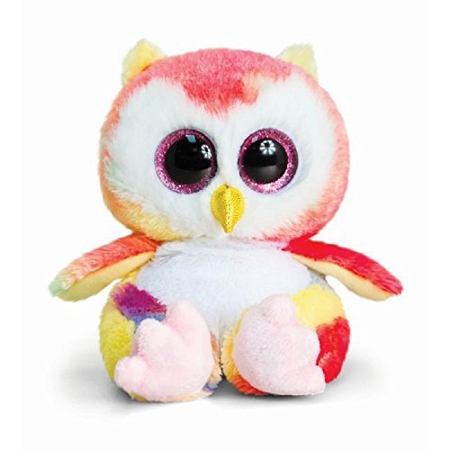 Keel Toys 15cm Animotsu Rainbow Owl