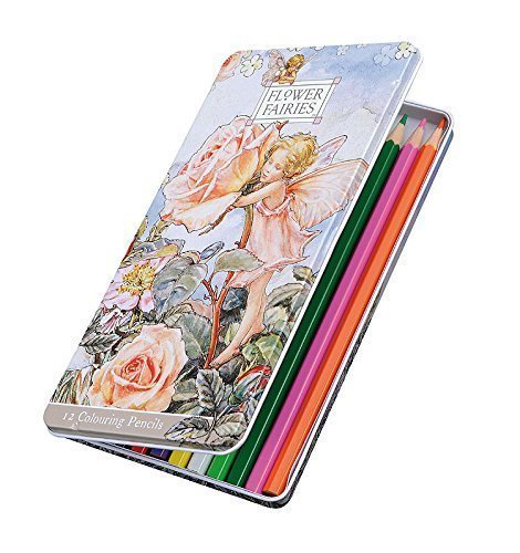 Flower Fairies Colouring Pencils in tin