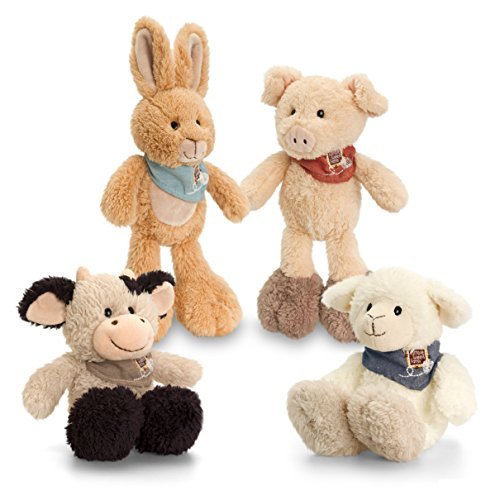 Keel Toys - Tumbleweed Farm Soft Toy with Bandana - 15cm  set