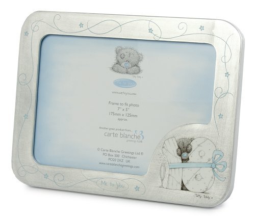 Me to You, Tatty Teddy, Silver 18th Birthday Frame, 8.5x6.5"