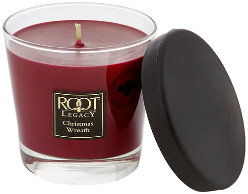 Root Candles Small Veriglass Holiday Mulled Candle, Wax, Wine