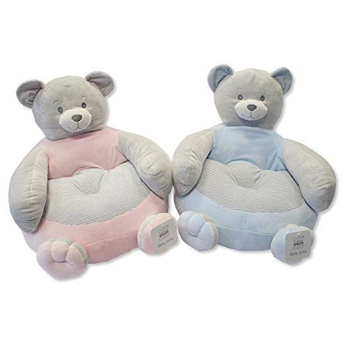 Baby Soft Sofa/Chair- Bear blue  x1