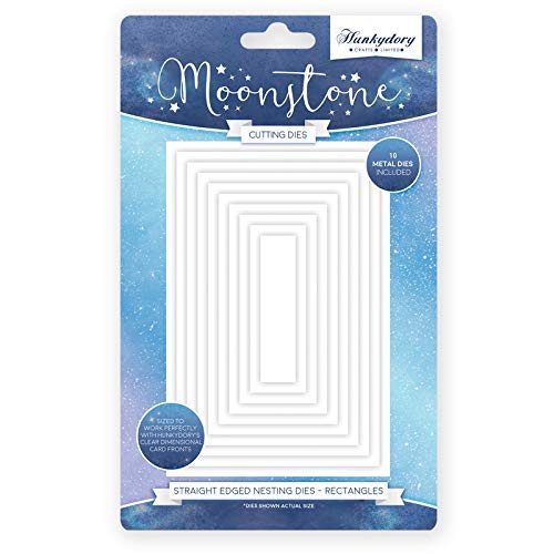 Hunkydory Moonstone Dies Straight Edged Nesting Dies - Rectangles - MSTONE048