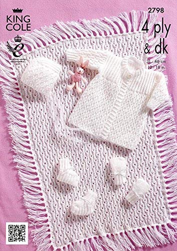 King Cole DK Knitting Pattern Shawls 2799 by King Cole - King Cole Patterns